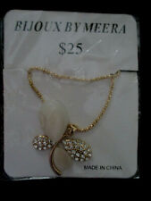 Bijoux by Meera Lovely Stylized Butterfly Pendant on 32" Chain