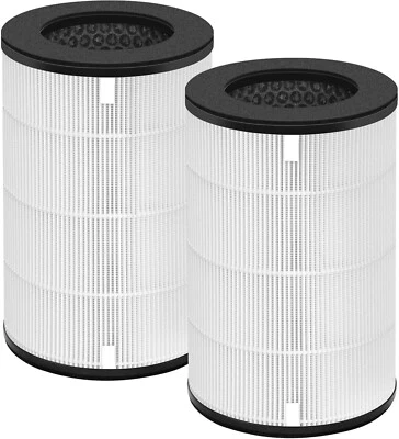 Pulluty 2 PACK AP-T45 AP-T40FL Replacement Filters for Homedics Air Purifier