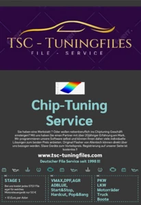 Chiptuning Tuning Tuningfiles Chiptuningfiles - Bild 1 von 1