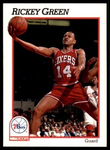 1991-92 NBA Hoops Rickey Green Basketball Cards #160