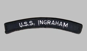 US Navy FFG-61 USS Ingraham Guided Missile Frigate UIM Shoulder Rocker Tab (02) - Bild 1 von 1