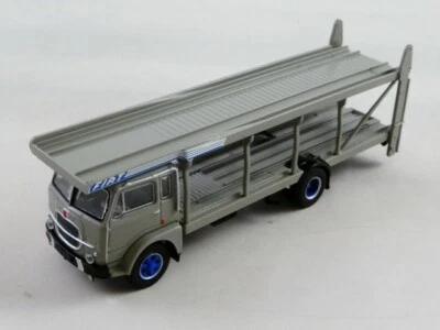 Brekina Fiat 640 bisarca car transporter 1962 1/87 58478 - Immagine 1 di 3