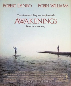 VINTAGE 1990s Print Ad ~ Awakenings ~ Robert De Niro, Robin Williams - Picture 1 of 1