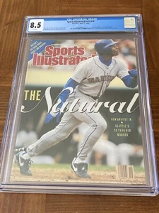 Ken Griffey Jr. Sports Illustrated CGC 8.5 White Pages Newsstand + magnet - Picture 1 of 4