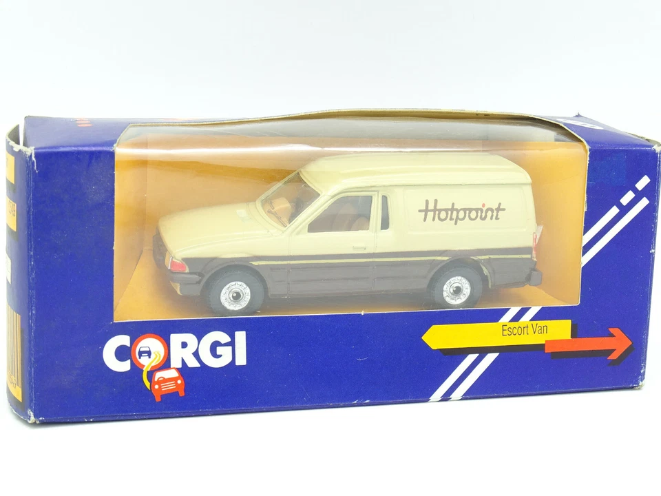 Corgi 1/36 - Ford Escort Furgone HotPoint - Immagine 1 di 1