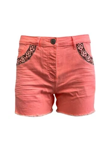 MAISON SCOTCH Women's Pink Les Bon Vivants Shorts #882 26 NWT - Picture 1 of 3
