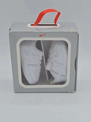Nike Air Force 1 низкий CB кроватки тройной белый младенца обувь Размер 2c CK2201-100 - Изображение 1 из 4