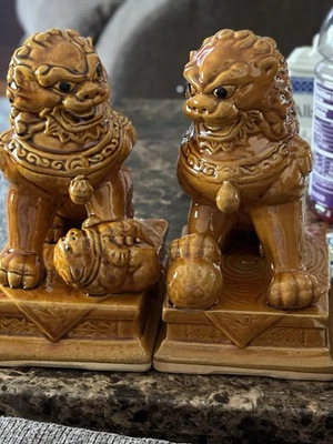  "2 perros foo chinos - por Rosenthal Netter 8""" Foto 1 de 4