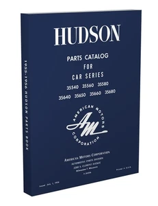 1955-1956 Hudson Hornet and Wasp Master Parts Book Illustrated Part Catalog - Picture 1 of 8