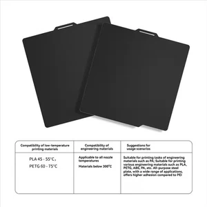 Plaque de construction impression double face pour pièce Bambu Lab X1/X1C/P1P/P1S/A1/X1E - Photo 1/8