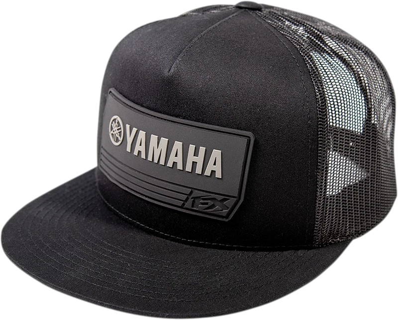 FX Yamaha 2021 Racewear Snapback Mesh Hat Black 24-86210 - Image 1 of 1