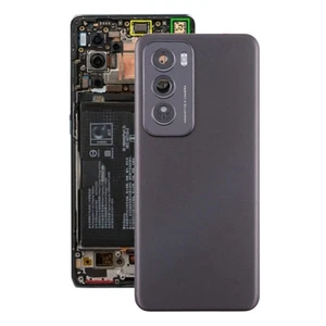 Original Battery Back Cover Rear Glass Camera Lens Black For OPPO Reno12 Global - Picture 1 of 6