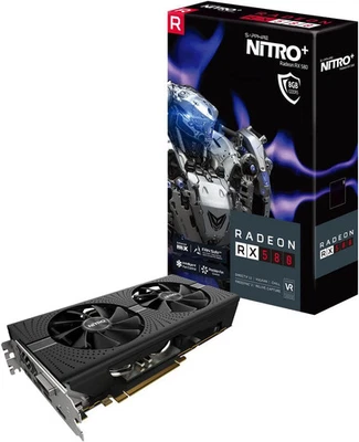 Sapphire Radeon NITRO+ RX 580 8GB GDDR5 PCIe Dual Fan Graphics Card - Image 1 of 4