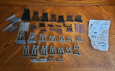 Model Power No. 99 Bridge & Trestle Instructions With Mixed Lot Of Extra Pieces - Image 1 of 4