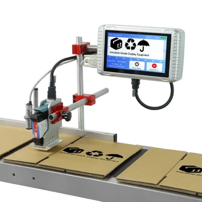 12.7mm automatic inkjet printer inkjet production date does not include conveyor - Image 1 of 4