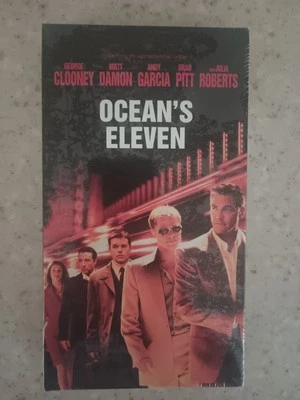 Ocean's Eleven (VHS Tape, 2001, Warner Brothers) NEW SEALED FREE SHIPPING - Image 1 of 2