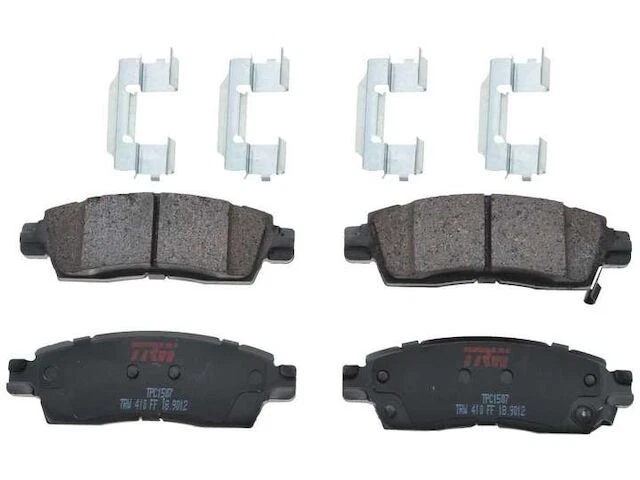 Conjunto de pastilhas de freio traseiras para 2010-2011 Saab 95 PG212YG cerâmica premium - Imagem 1 de 1