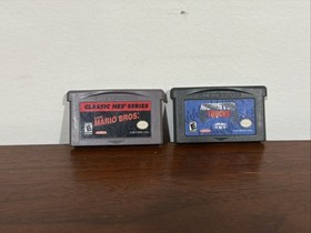Game Boy Advance Game Lot Of 2 Classic Nes Series Super Mario Monster Truck