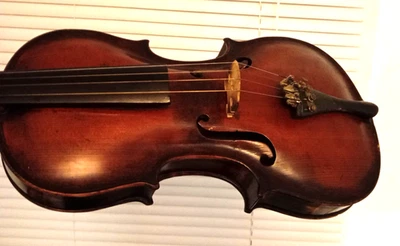 Gd Condition historic 1920's German Vintage Old Violin Found in my storage dv370 - Image 1 of 4