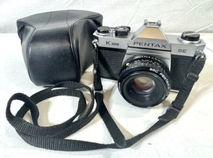 Pentax K1000 SE 35MM SLR Film Camera & SMC Pentax-A 50mm 1:2 Lens, Works - Picture 1 of 16