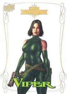 2 2016 Upper Deck Marvel Gems Exquisite Cards 3 Diamondback 5 Viper 032/199 RARE - Picture 1 of 2