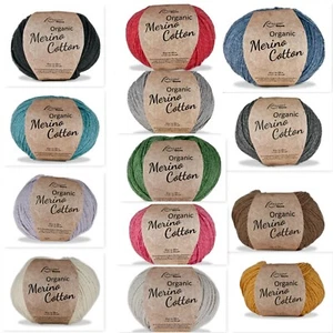 50g,Organic Merino Cotton,  (110,00 €/1kg ),Rellana, - Bild 1 von 14