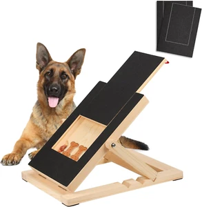 Large Dog Scratch Board with Dog Treat Drawer, Multifunctional Dog Scratch Pa... - Picture 1 of 12