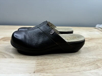 Mules Aravon Mujer Talla By New Balance Marrón Talla 8 D Cómodas Cuero Foto 1 de 4