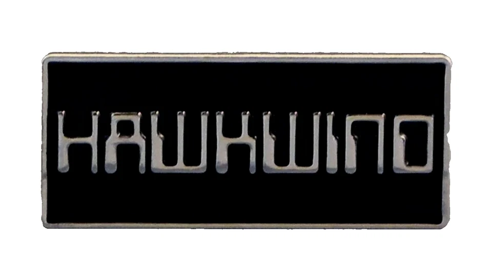 UK HAWKWIND ROCK BAND LOGO PIN - Image 1 of 1