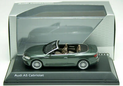 Audi A5 Cabrio Tipo 8T Phase II 2016 Gotland Verde Spark 5011705333 1/43 Metal - Immagine 1 di 4