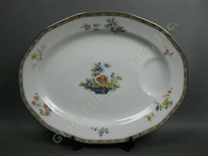 Theodore Haviland Montreux Mongolia 13" Oval Serving Platter Floral Tray Limoges - Picture 1 of 7