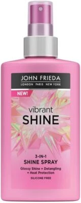John Frieda Vibrant Shine Weightless Detangling Heat Protection3-in-1 Spray150ml - Image 1 of 2