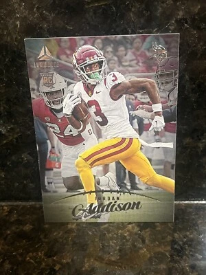 2023 Luminance 🔥 Jordan Addison RC! Minnesota Vikings #107 - Image 1 of 2