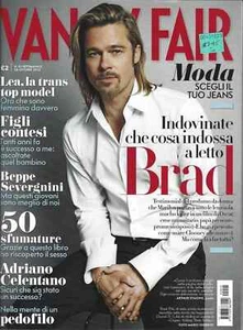 Brad Pitt Vanity Fair Magazine Italy 10/24/2012 👍 - Picture 1 of 1