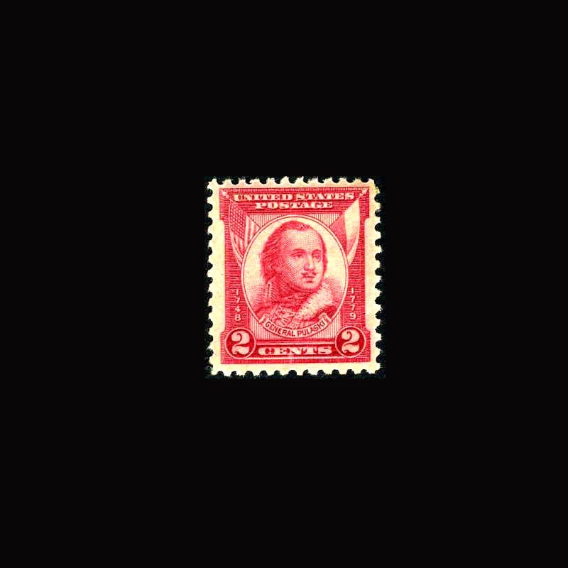 US Stamp Regular Issues Mint OG & NH, VF/XF S#690 rose red variety... - Image 1 of 1