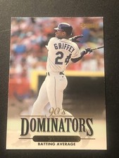 1994 Donruss 90's Dominators Batting Average Ken Griffey Jr #6 HOF