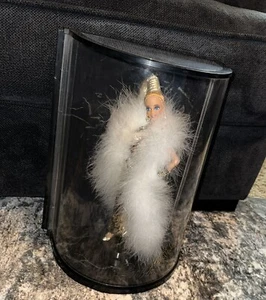 Bob Mackie Gold 1990 Barbie Doll #5405 Gold Dress Original Display Case - Picture 1 of 5