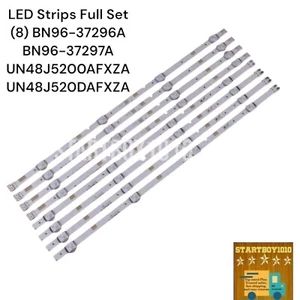 LED Strips Full Set (8) BN96-37296A BN96-37297A UN48J5200AFXZA UN48J520DAFXZA - Picture 1 of 4