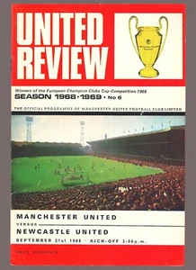 Manchester United v Newcastle United 1968-1969 Division One 21/09/1968 - Picture 1 of 3