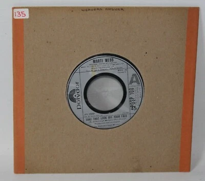 Marti Webb - Take That Look Off Your Face - 1980 Vinyl 7" Single - POSP 100 - Image 1 of 3