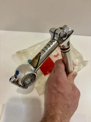NOS 3ttt Record Regolabile Adjustable Stem 3TTT 22.2 Eroica Vintage Foto 1 de 4