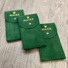 Rolex Green Travel Service Pouch with Insert — Fast US Shipping