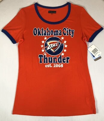 Oklahoma City Thunder Shirt Womens Medium NBA Orange - Image 1 of 4