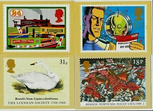 GB PHQ Cards No's 101 - 175 1987- 1995 - Picture 1 of 82