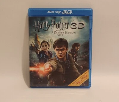 Harry Potter And The Deathly Hallows Part 2- 3D Promo Blu-Ray DVD 2011 USA - Image 1 of 3