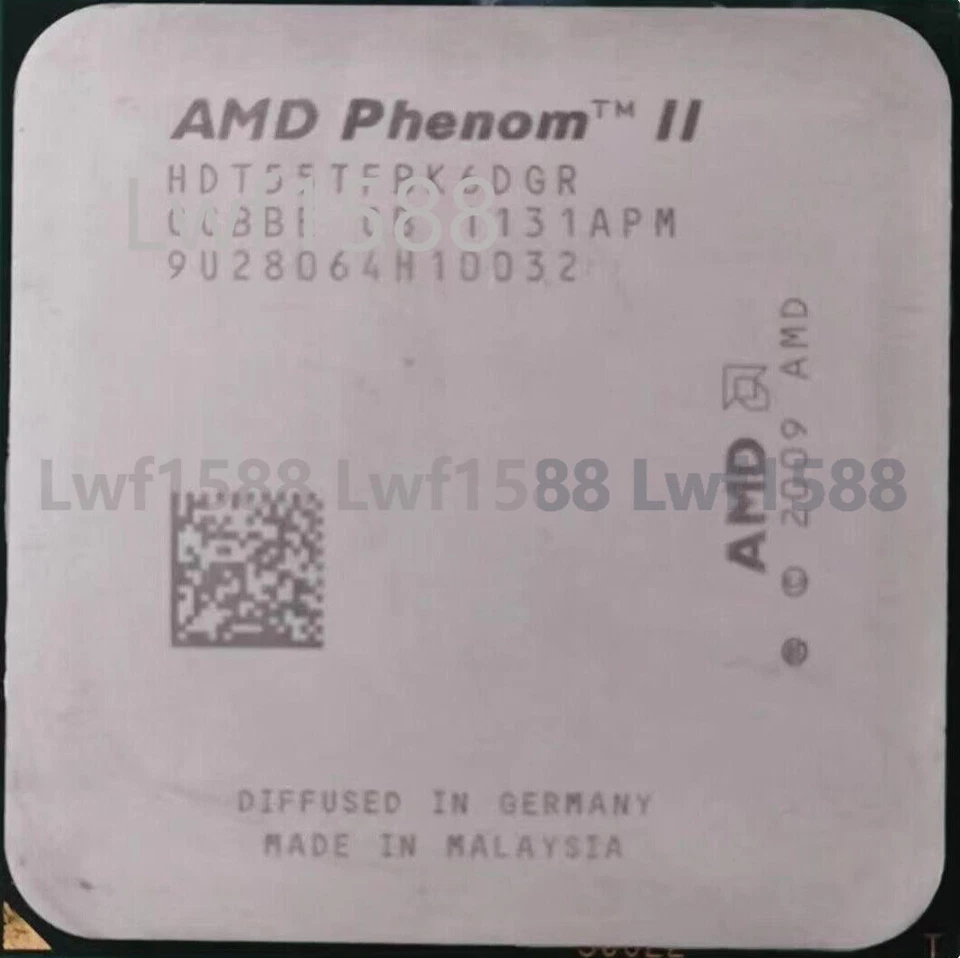 AMD Phenom II X6 1055T HDT55TFBK6DGR AM3 3MB 667MHZ 2.8GHz 125w CPU processor - Image 1 of 1