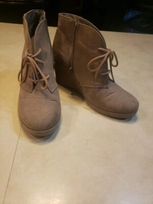 Merona Suede Wedges - Image 1 of 4