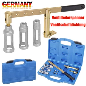 Universal KFZ Ventilfederspanner Ventilfeder Ventilschaftdichtung Werkzeug Set - Bild 1 von 14