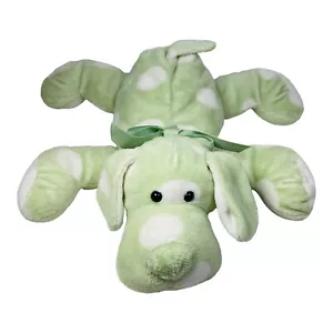 "Peluche de lunares para perro Animal Adventure verde blanco flexible con arco 2008 12""" - Imagen 1 de 8