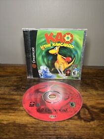 Kao The kangaroo Sega Dreamcast CIB Complete With Reg Card Mint Disc